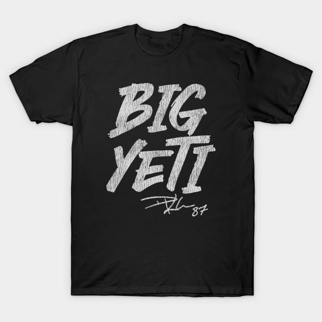 White Big Yeti Vintage T-Shirt by temres